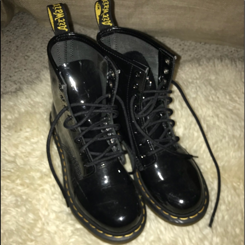 Black Patent Leather Dr. Martens